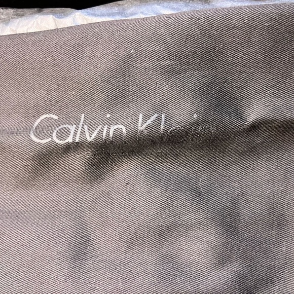 Calvin Klein Black and Gray Slip-On Loafers - Picture 8 of 9